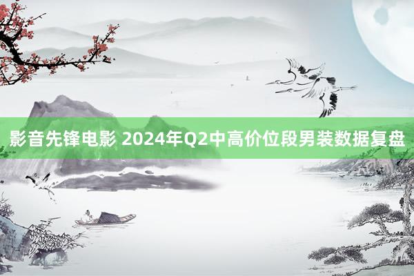 影音先锋电影 2024年Q2中高价位段男装数据复盘