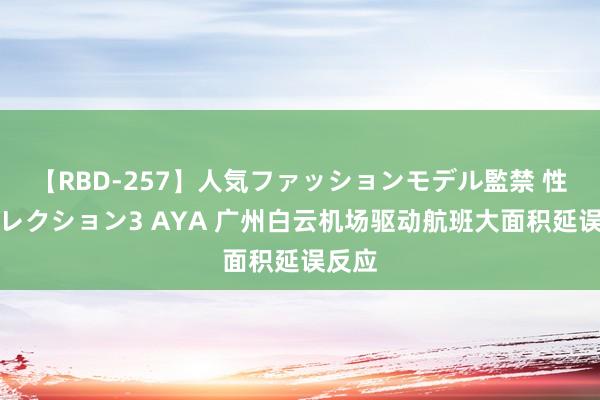 【RBD-257】人気ファッションモデル監禁 性虐コレクション3 AYA 广州白云机场驱动航班大面积延误反应