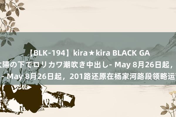 【BLK-194】kira★kira BLACK GAL 黒ギャル青姦露出-灼熱太陽の下でロリカワ潮吹き中出し- May 8月26日起，201路还原在杨家河路段领略运营